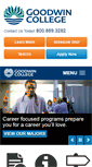 Mobile Screenshot of goodwin.edu